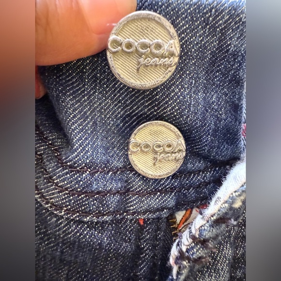 Cocoa Jeans Colombian Jeans Vintage  Size USA 6 Acid Wash Jeans. Pockets Button - Picture 11 of 16